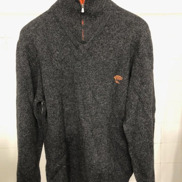 MENS LUXURY VERSACE SPORT KNIT HALF ZIP UP SWEATER MADE IN ITALY - Picture 3 of 8